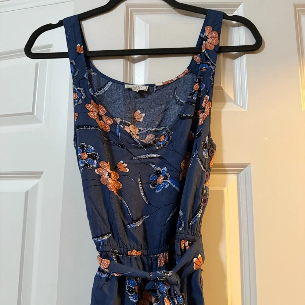 Fat Face Blue Floral Jumpsuit - Picture 2 of 8